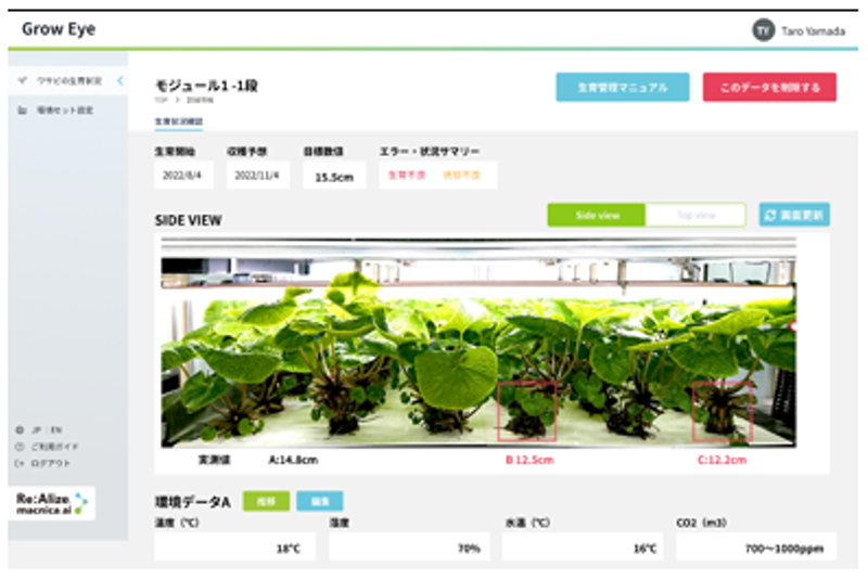 特徴① 大きさ計測